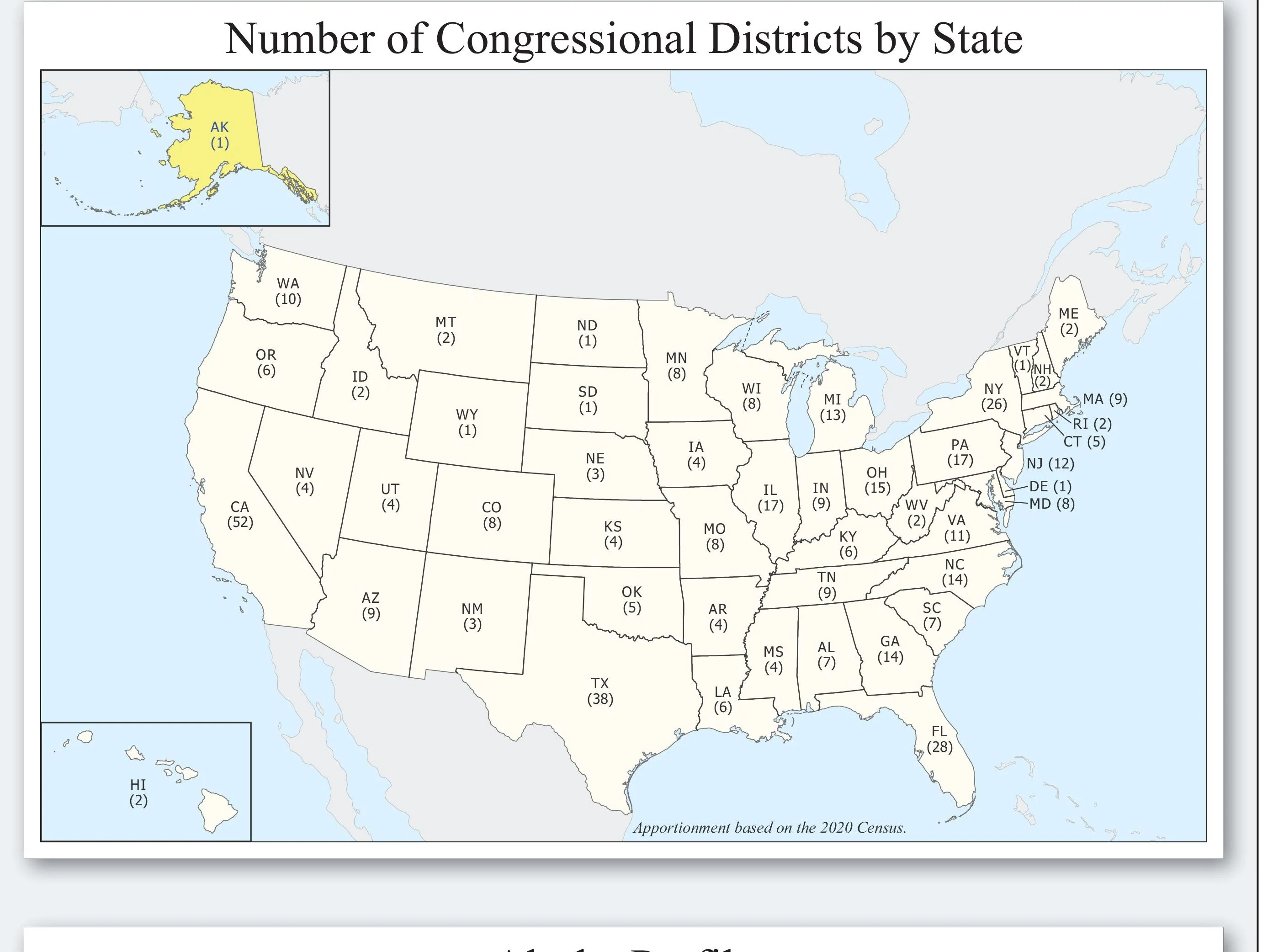 Alaska Congressional District Wall Map - Image 4