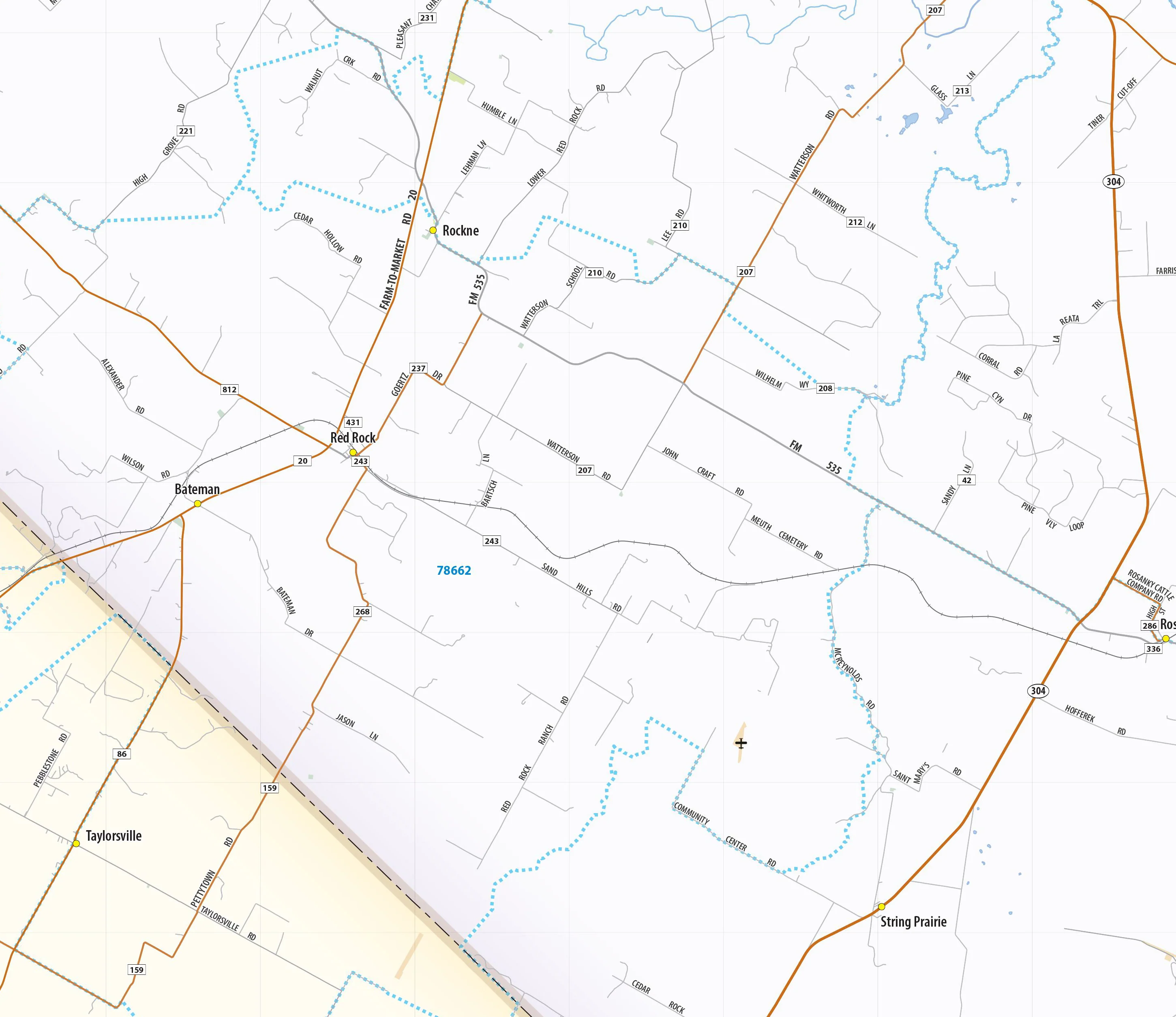 Bastrop County Tx Wall Map - Image 6