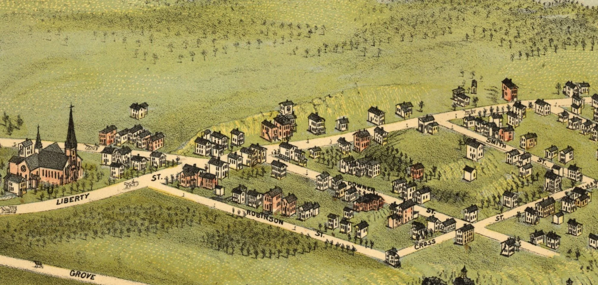 Bird's Eye View of Westerly, RI - 1877 - Image 5