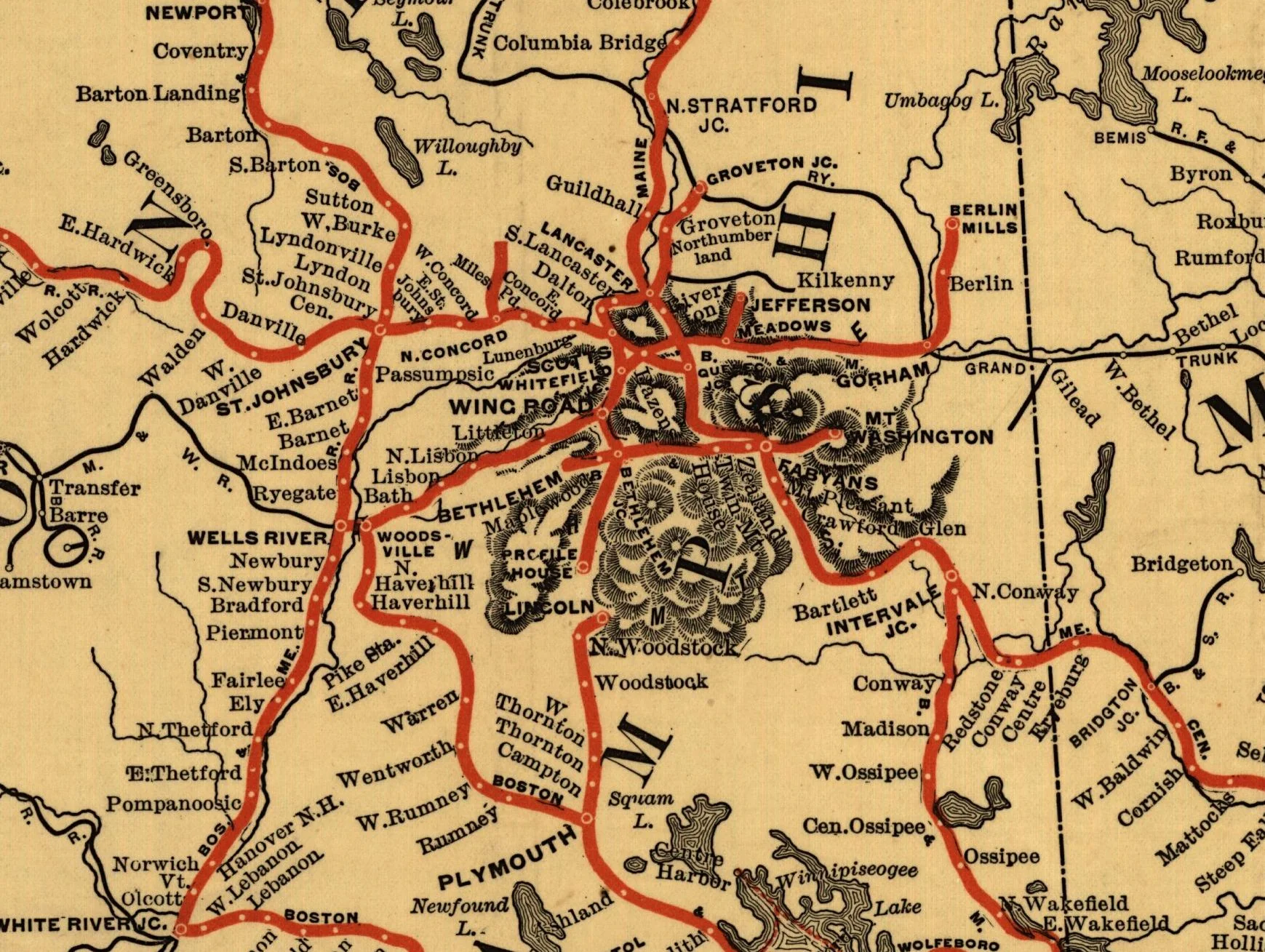 Boston & Maine Railroads and Connections, 1898 - Image 5