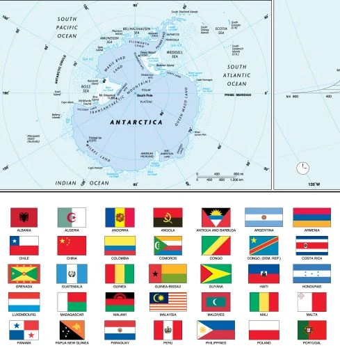 Classic World Wall Map with Flags by Globe Turner - Image 3