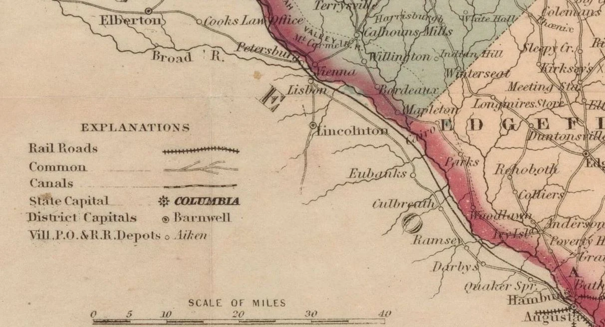Colton's Map of South Carolina, 1876 - Image 5