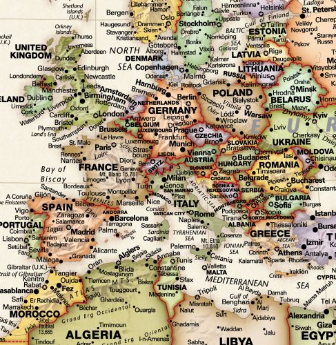 Legacy World Wall Map by Globe Turner - Image 4