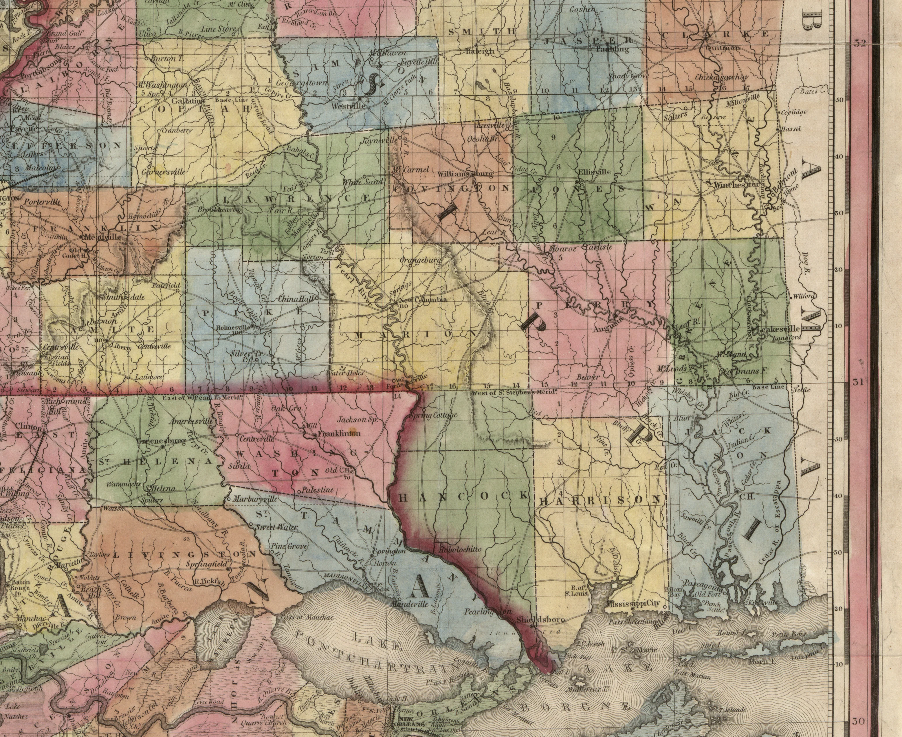 Louisiana and Mississippi, 1851 - Image 6