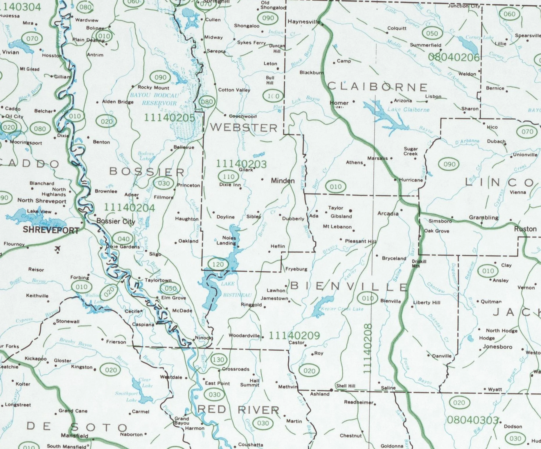 Louisiana Watersheds, 1991 - Image 3