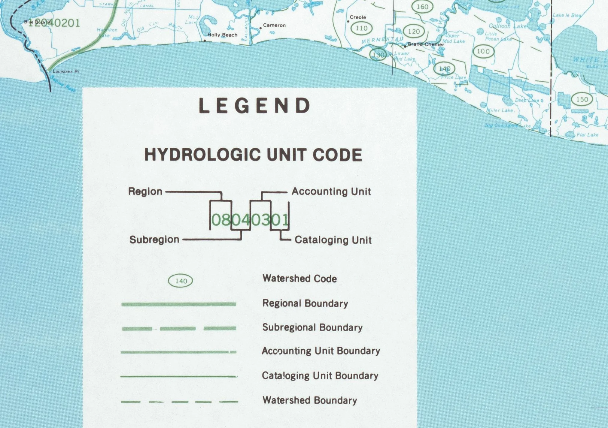 Louisiana Watersheds, 1991 - Image 5