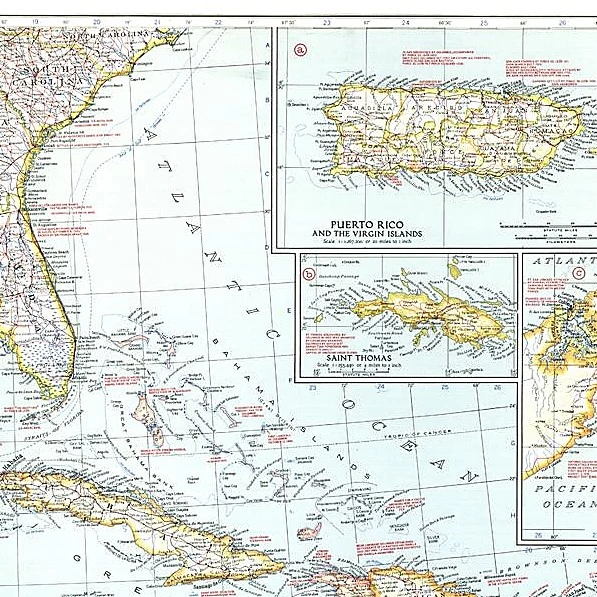 Mexico, Central America and the West Indies, 1939 by National Geographic - Image 4