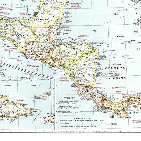 Mexico, Central America and the West Indies, 1939 by National Geographic - Image 5