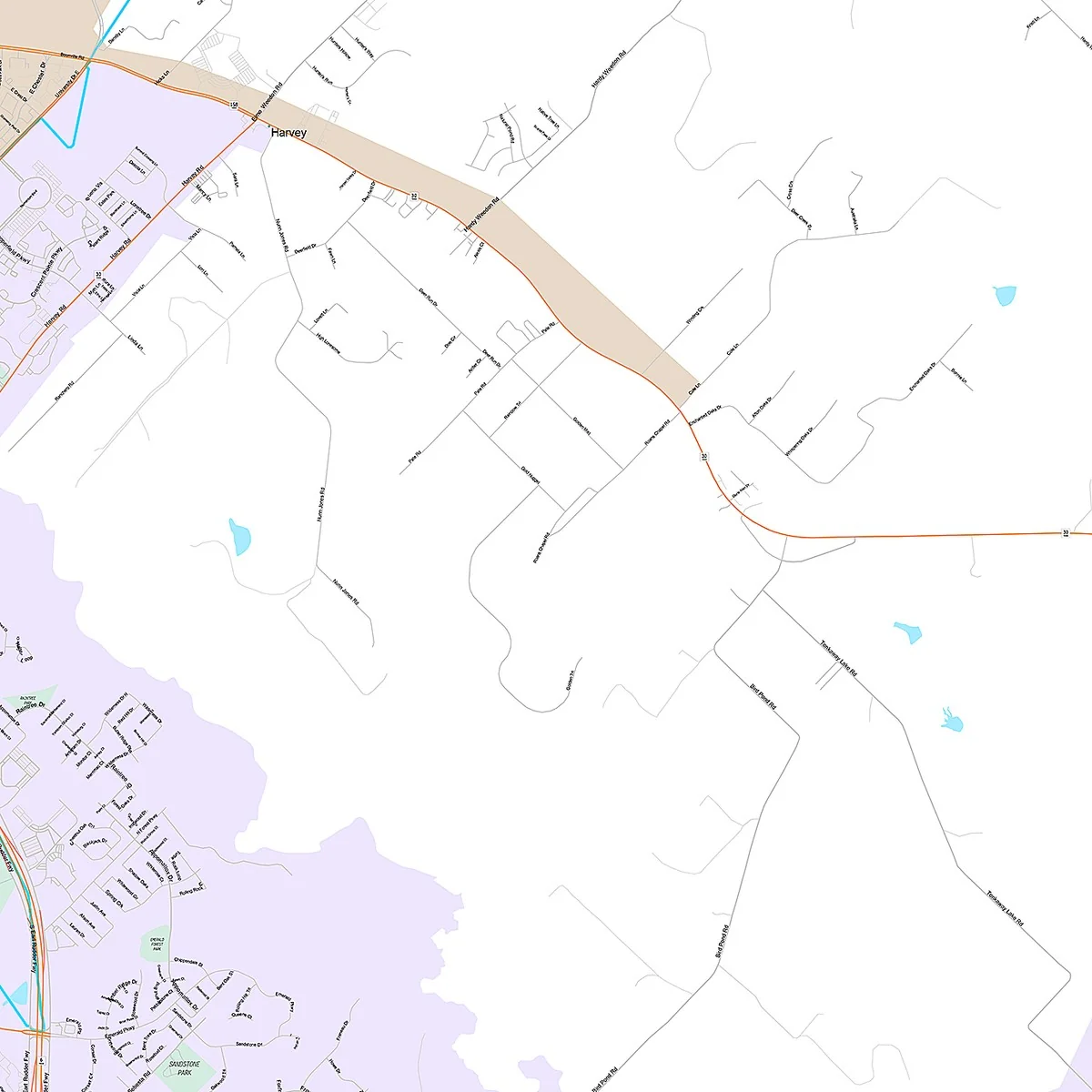 Premium Style Wall Map of College Station, TX - Image 4