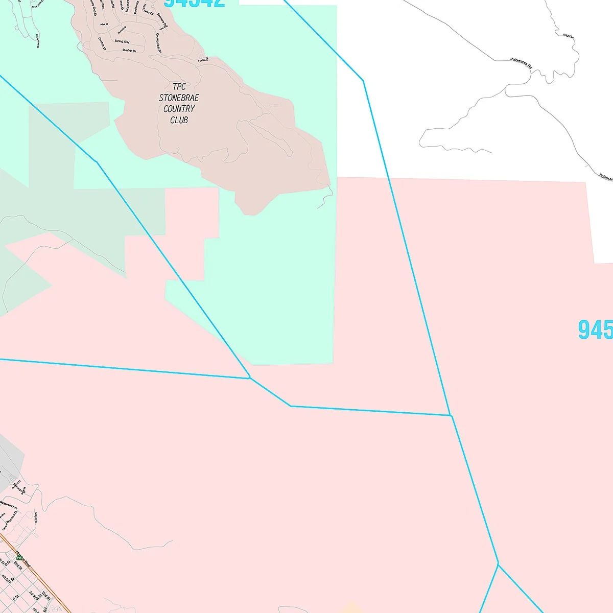 Premium Style Wall Map of Union City, CA - Image 4