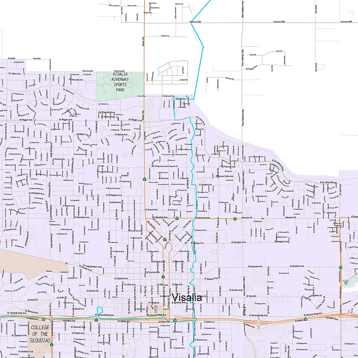 Premium Style Wall Map of Vista, CA - Image 4