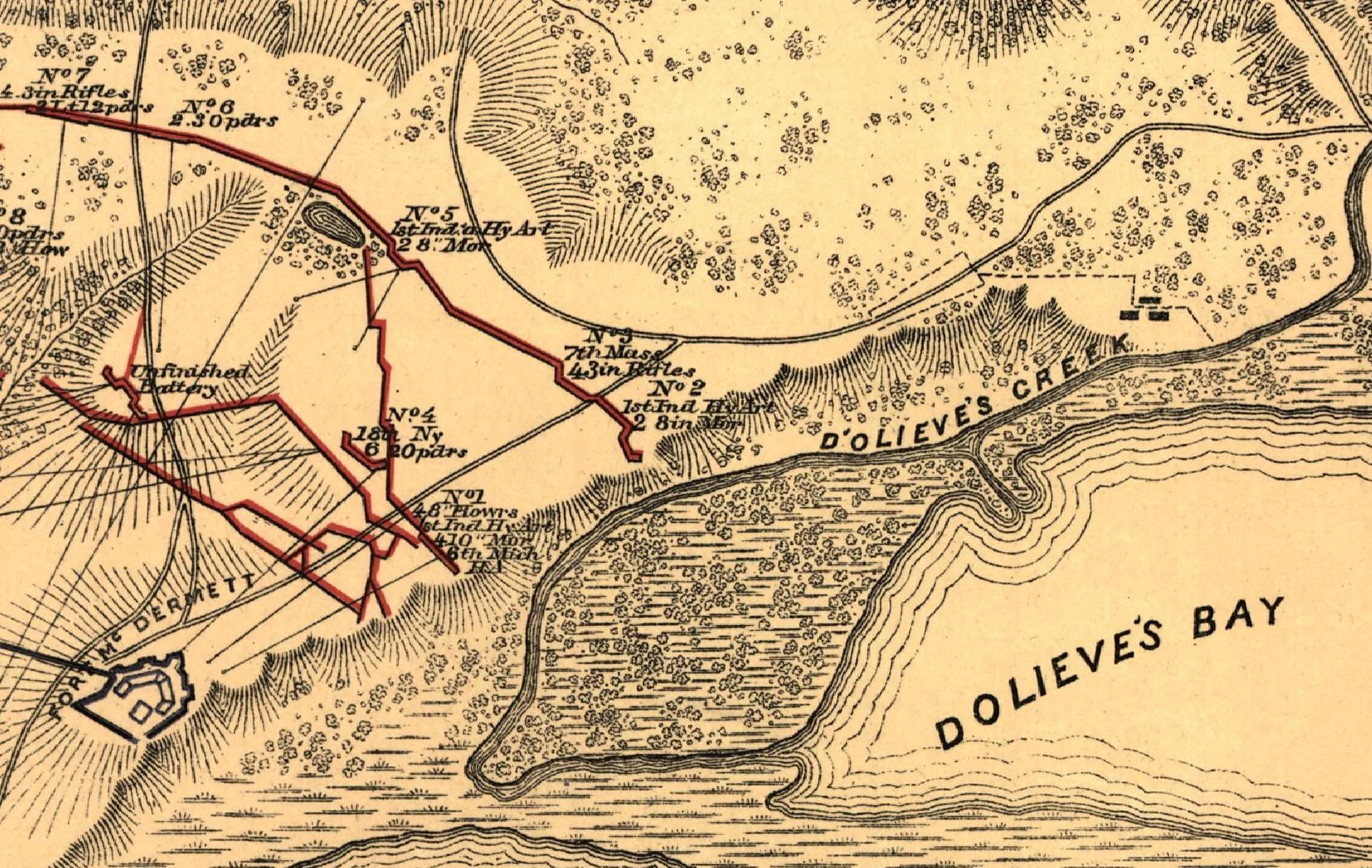Siege Operations at Spanish Fort, 1865 - Image 3