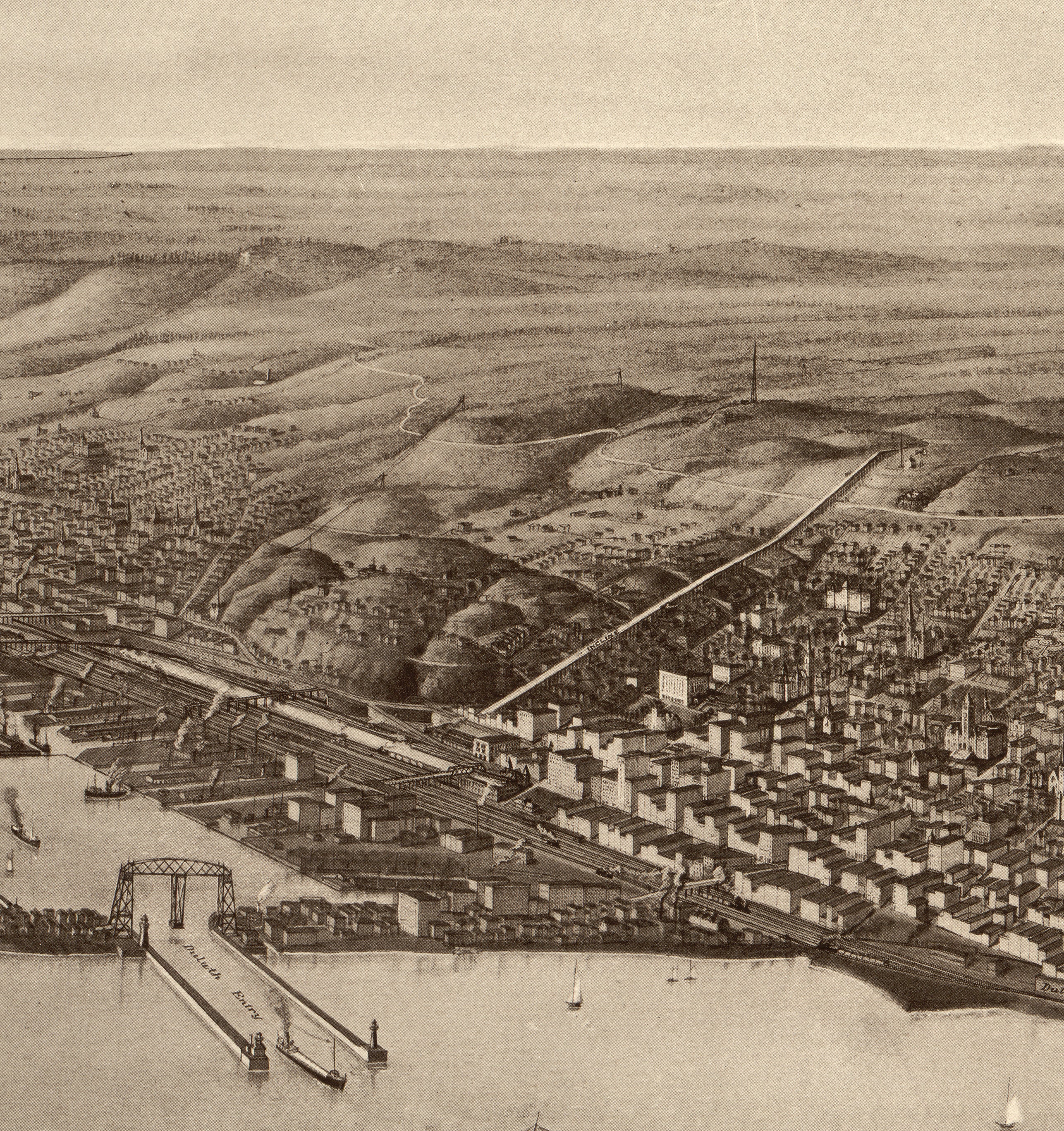 The Twin Ports - Superior, Wisconsin and Duluth, Minnesota, 1915 - Image 3