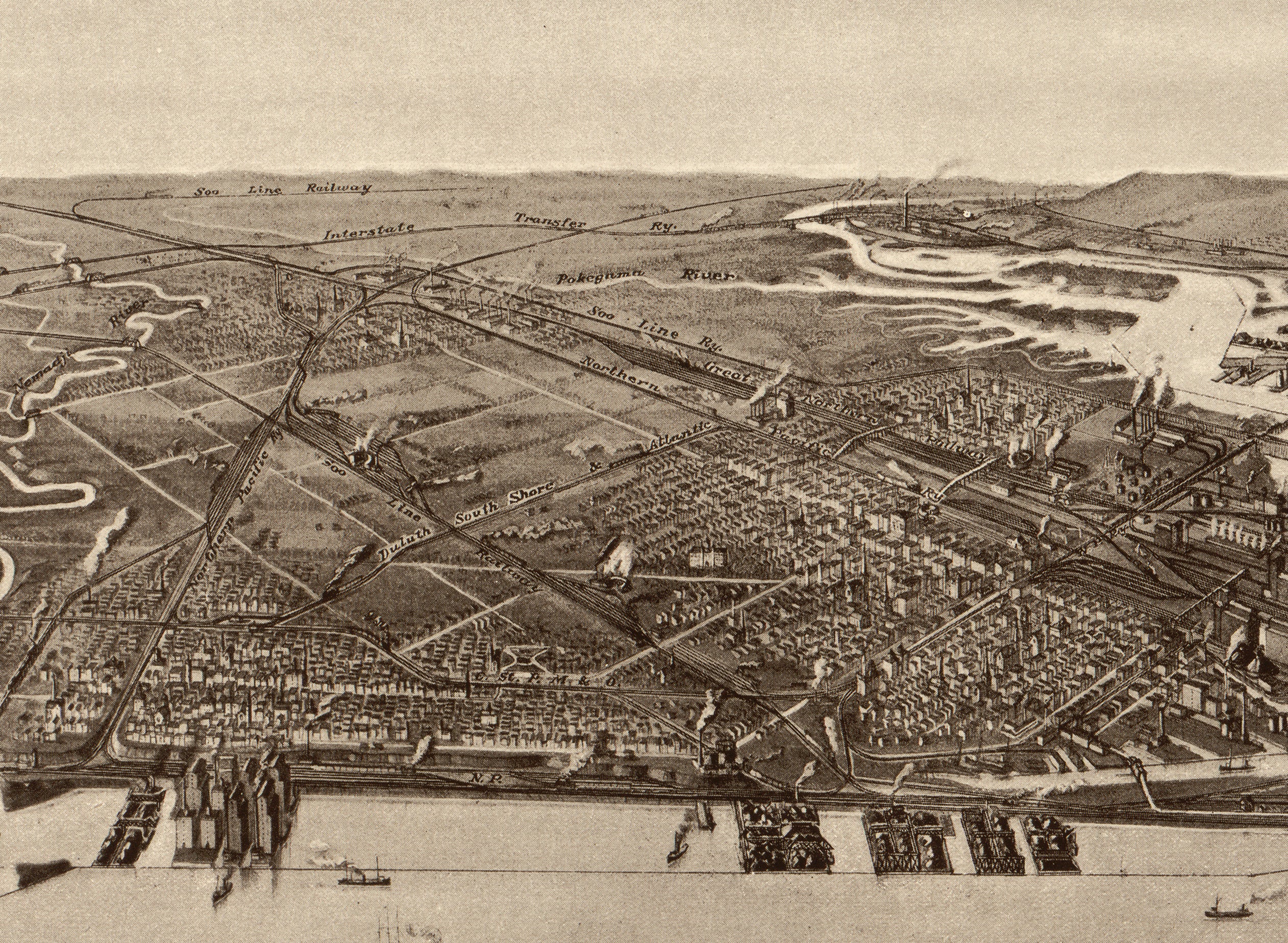 The Twin Ports - Superior, Wisconsin and Duluth, Minnesota, 1915 - Image 4