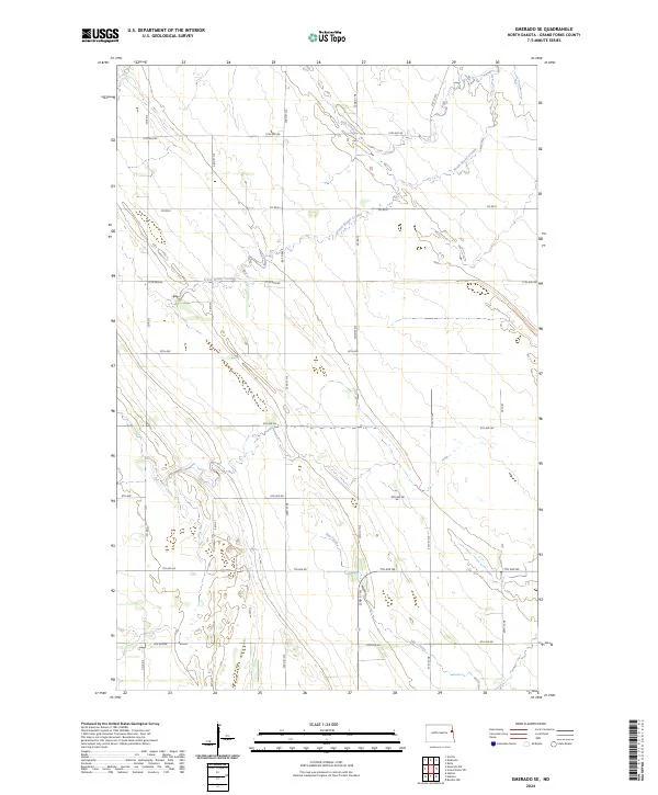 US Topo 7.5-minute map for Emerado SE ND