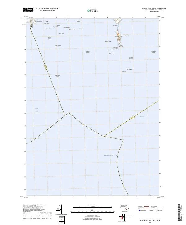 US Topo 7.5-minute map for Head of Westport OE S MARI