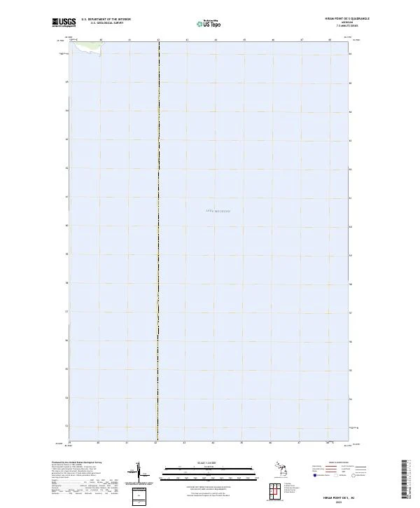 US Topo 7.5-minute map for Hiram Point OE S MI