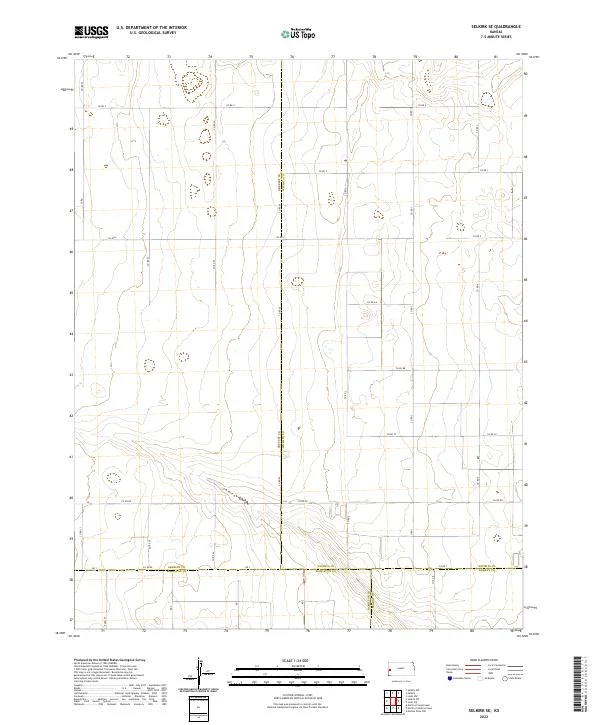 US Topo 7.5-minute map for Selkirk SE KS