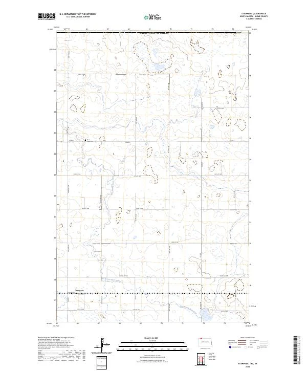 US Topo 7.5-minute map for Stampede NDSK
