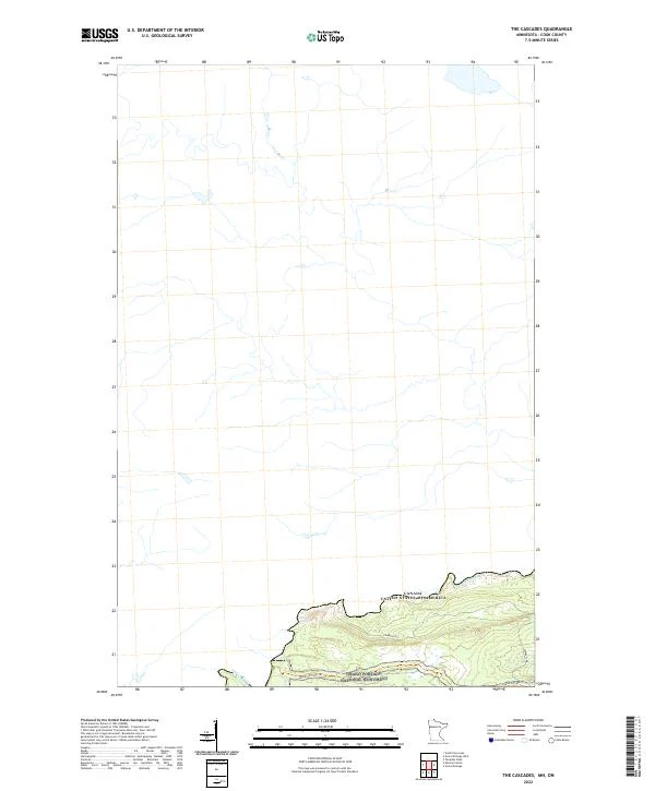 US Topo 7.5-minute map for The Cascades MNON