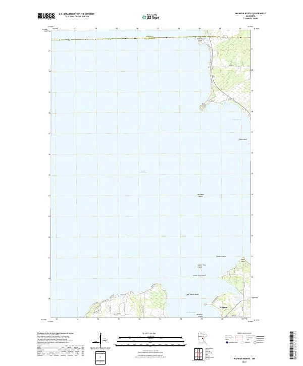 US Topo 7.5-minute map for Wahkon North MN